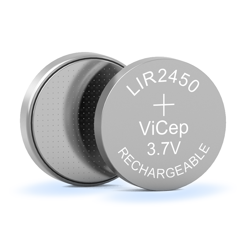 LIR2450-Coin Standard Type Li-ion Battery Rechargeable