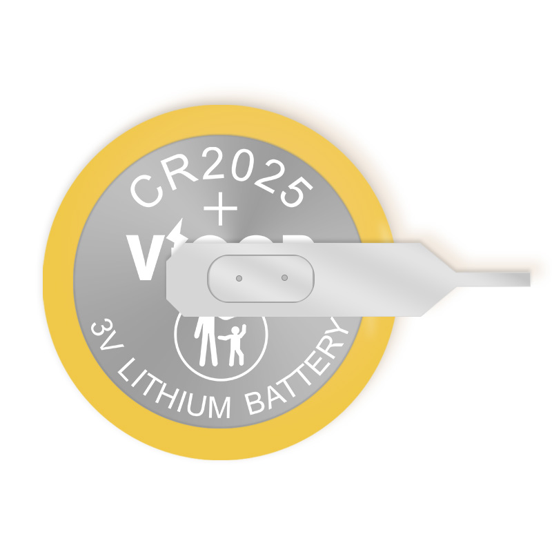 ViCep 3V CR2025-SAN2-Coin Battery w/ Terminations