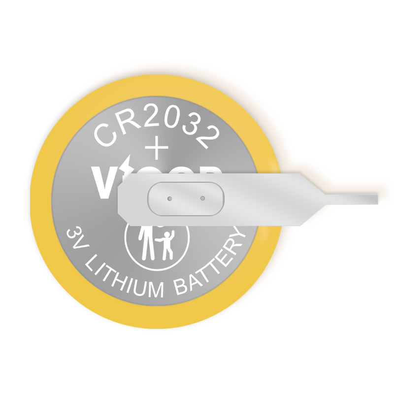 ViCep 3V CR2032-SAN2-Coin Battery w/ Terminations